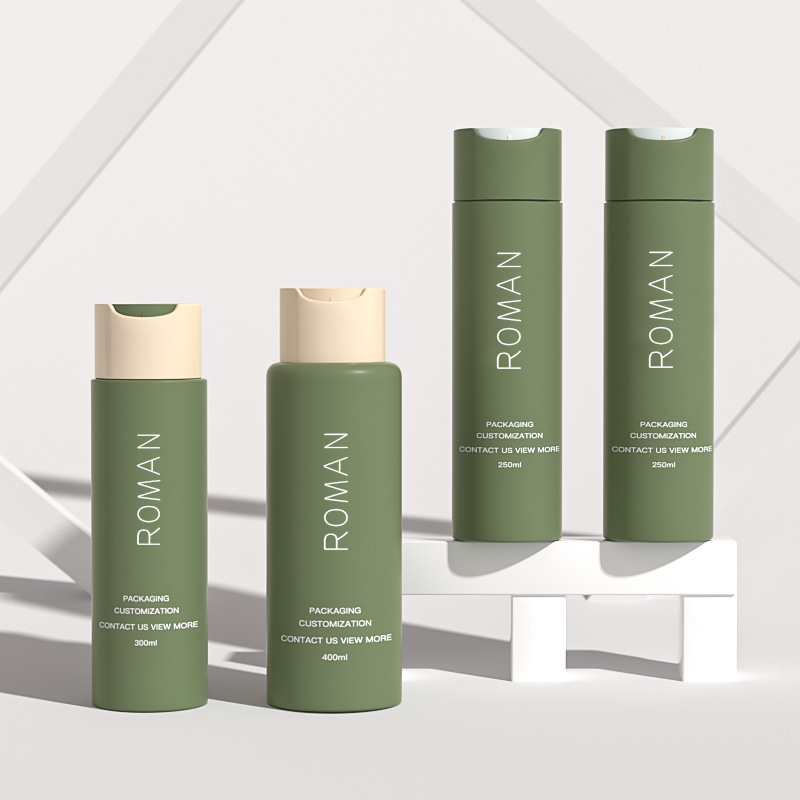 100ml 200ml 250ml 500ml บรรจุภัณฑ์เครื่องสำอางบีบขวดแชมพูสัตว์เลี้ยงพลาสติกขวดโลชั่นพร้อมฝาปิดแผ่นดิสก์