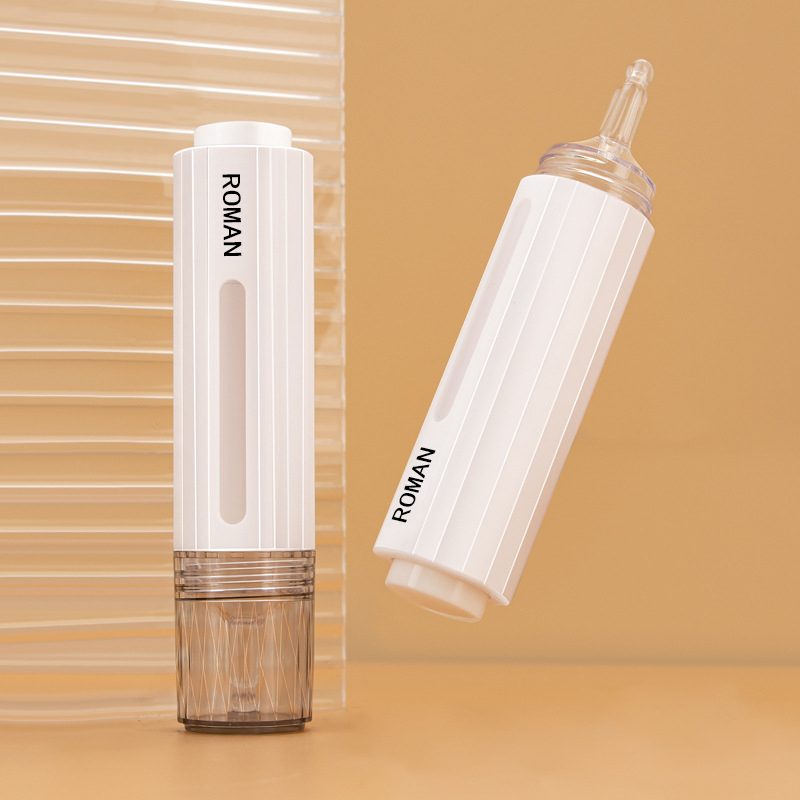 หลอดฉีดครีมบำรุงรอบดวงตาเครื่องสำอางขนาด 15 มล. ขวดสุญญากาศรูปเข็มฉีดยา หลอดฉีดครีมบำรุงรอบดวงตาเครื่องสำอางขนาด 15 มล. ขวดสุญญากาศรูปเข็มฉีดยา