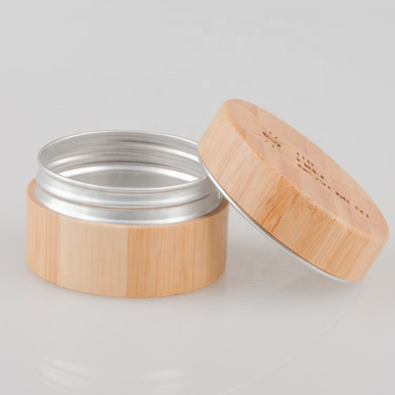 5g 15g 30g 50g 100g บรรจุภัณฑ์เครื่องสำอางรูปทรงกระบอกไม้ไผ่ไม้ขวดครีมบำรุงผิวหน้าพร้อมขวดอลูมิเนียมด้านใน 5g 15g 30g 50g 100g บรรจุภัณฑ์เครื่องสำอางรูปทรงกระบอกไม้ไผ่ไม้ขวดครีมบำรุงผิวหน้าพร้อมขวดอลูมิเนียมด้านใน