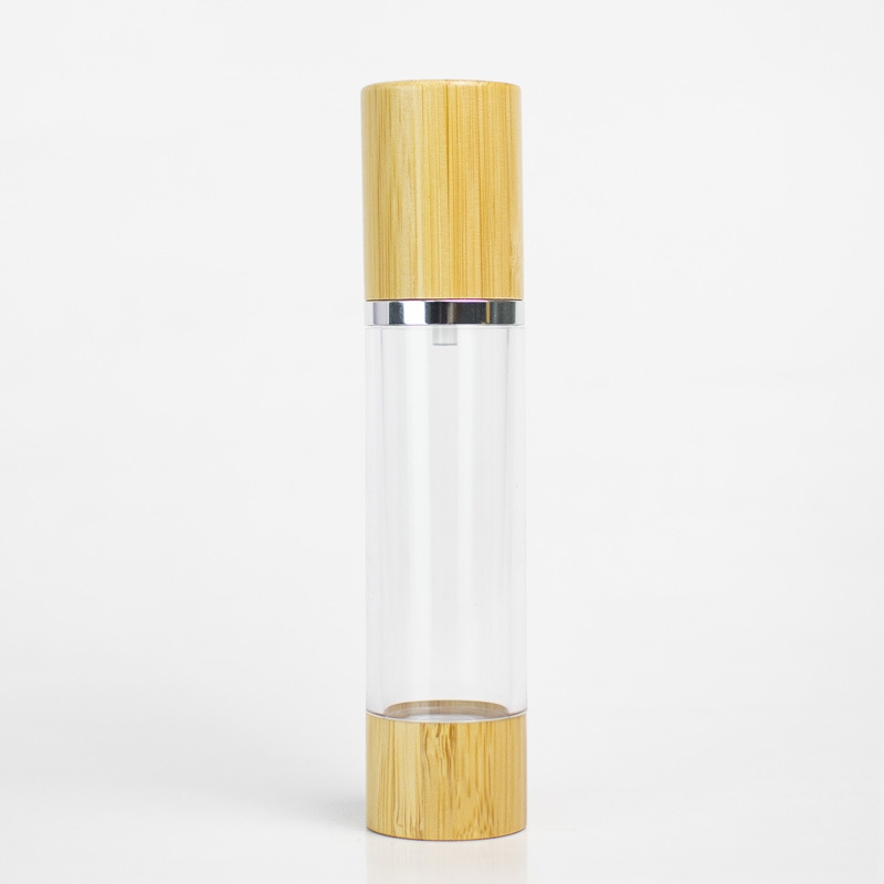 ไม้ไผ่บรรจุภัณฑ์เครื่องสำอาง 15ml 30ml 50ml 80ml 100ml 120ml Airless ปั๊มขวดโลชั่นเครื่องสำอางพลาสติก Airless ขวด ไม้ไผ่บรรจุภัณฑ์เครื่องสำอาง 15ml 30ml 50ml 80ml 100ml 120ml Airless ปั๊มขวดโลชั่นเครื่องสำอางพลาสติก Airless ขวด