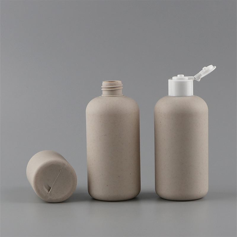 ย่อยสลายได้ 150ml 250ml 400ml 500ml คอนเทนเนอร์เครื่องสำอางบีบฟางข้าวสาลีรอบแชมพูขวด Body Wash ขวดพร้อมฝาปิด ย่อยสลายได้ 150ml 250ml 400ml 500ml คอนเทนเนอร์เครื่องสำอางบีบฟางข้าวสาลีรอบแชมพูขวด Body Wash ขวดพร้อมฝาปิด