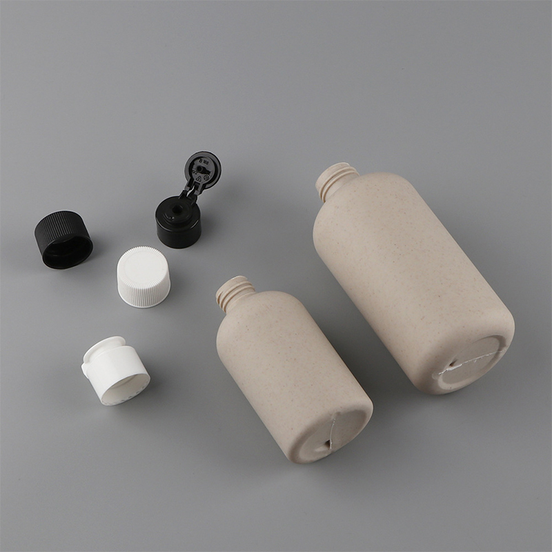 ย่อยสลายได้ 150ml 250ml 400ml 500ml คอนเทนเนอร์เครื่องสำอางบีบฟางข้าวสาลีรอบแชมพูขวด Body Wash ขวดพร้อมฝาปิด ย่อยสลายได้ 150ml 250ml 400ml 500ml คอนเทนเนอร์เครื่องสำอางบีบฟางข้าวสาลีรอบแชมพูขวด Body Wash ขวดพร้อมฝาปิด