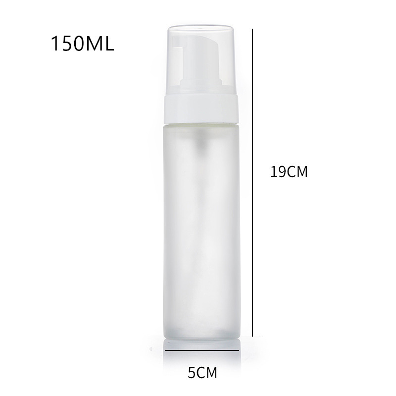 แก้วเปล่าขวดปั๊มโฟมล้าง Frosted Skin Care Foaming Hand Soap ขวด แก้วเปล่าขวดปั๊มโฟมล้าง Frosted Skin Care Foaming Hand Soap ขวด