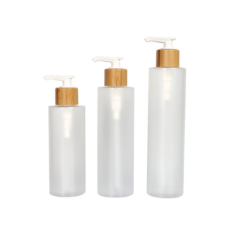 ขวดแชมพูพลาสติกสำหรับสัตว์เลี้ยง Frosted Bamboo Spray Pump พร้อมฝาปิด 120ml ขวดแชมพูพลาสติกสำหรับสัตว์เลี้ยง Frosted Bamboo Spray Pump พร้อมฝาปิด 120ml