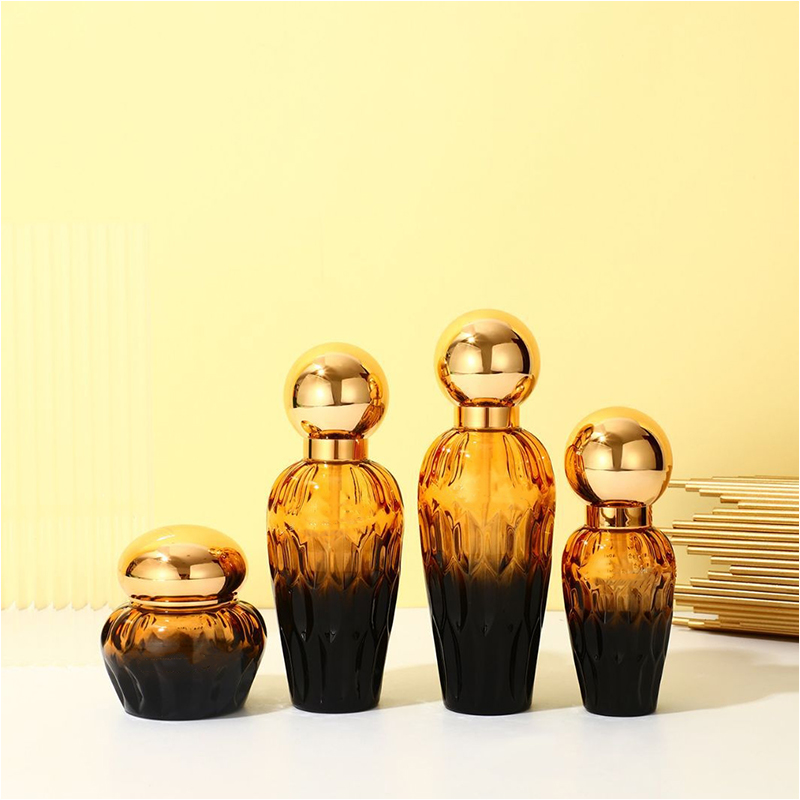 Frosted Clear Glass บรรจุภัณฑ์บำรุงผิวบรรจุภัณฑ์เครื่องสำอางขวดโลชั่นแก้วพร้อมปั๊มหยด Frosted Clear Glass บรรจุภัณฑ์บำรุงผิวบรรจุภัณฑ์เครื่องสำอางขวดโลชั่นแก้วพร้อมปั๊มหยด