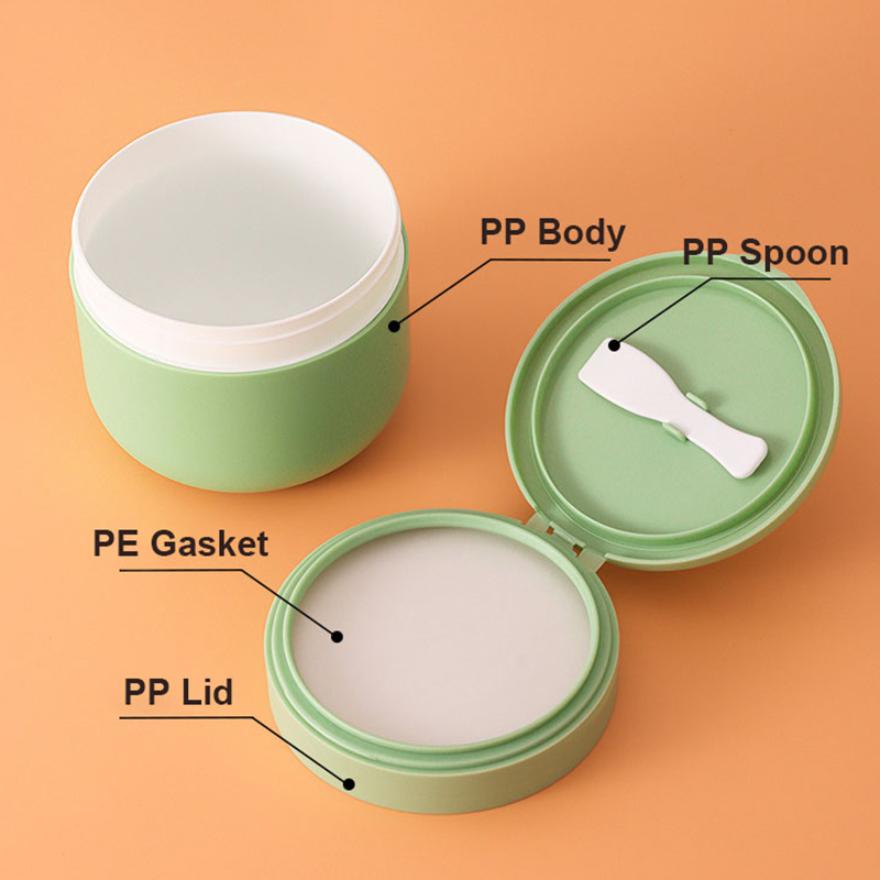 200G 300G 400GพลาสติกFrostedรอบเครื่องสำอางค์Skincare MaskครีมJarไวท์เทนนิ่งถอดกระครีมกันแดดคอนเทนเนอร์ช้อน 200G 300G 400GพลาสติกFrostedรอบเครื่องสำอางค์Skincare MaskครีมJarไวท์เทนนิ่งถอดกระครีมกันแดดคอนเทนเนอร์ช้อน