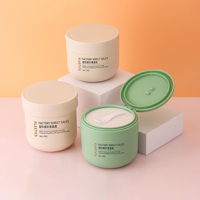 200G 300G 400GพลาสติกFrostedรอบเครื่องสำอางค์Skincare MaskครีมJarไวท์เทนนิ่งถอดกระครีมกันแดดคอนเทนเนอร์ช้อน 200G 300G 400GพลาสติกFrostedรอบเครื่องสำอางค์Skincare MaskครีมJarไวท์เทนนิ่งถอดกระครีมกันแดดคอนเทนเนอร์ช้อน
