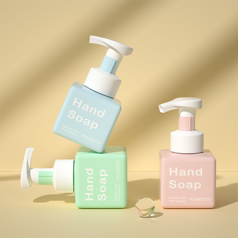 รีฟิล PCR 250 มล. น้ำยาทำความสะอาดผิวหน้าสี่เหลี่ยมตู้ทำสบู่สบู่เหลวล้างมือพลาสติกขวดล้างร่างกายพร้อมปั๊มโฟม รีฟิล PCR 250 มล. น้ำยาทำความสะอาดผิวหน้าสี่เหลี่ยมตู้ทำสบู่สบู่เหลวล้างมือพลาสติกขวดล้างร่างกายพร้อมปั๊มโฟม