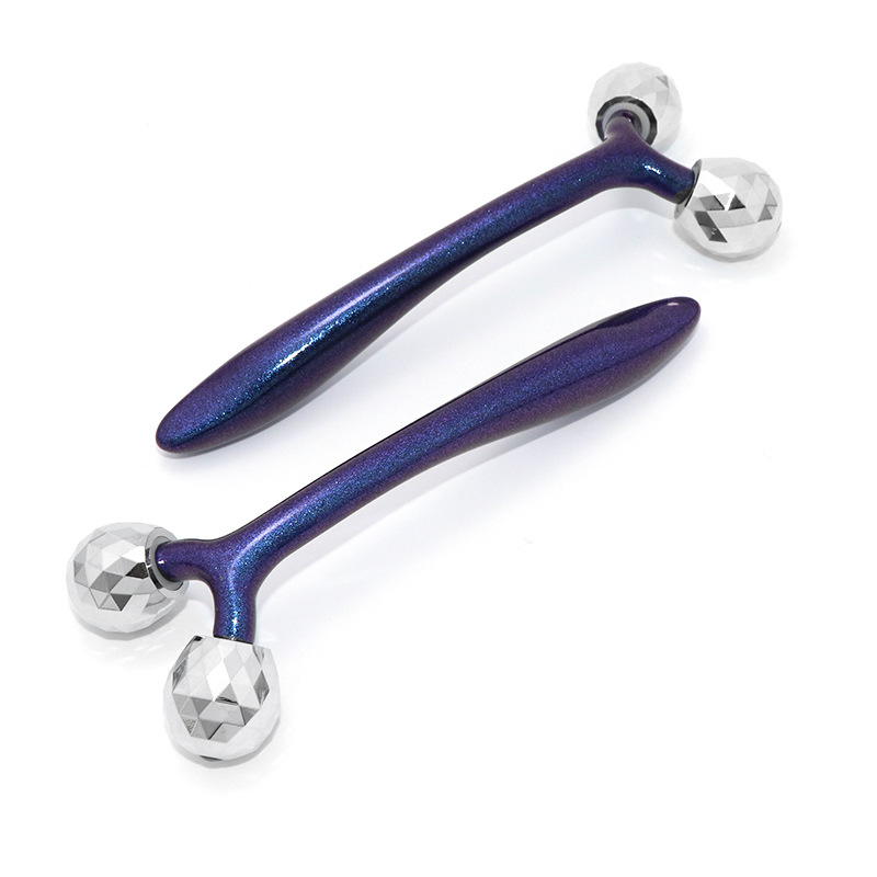 Y รูปร่าง 3D นวด Beauty Bar มือถือยกกระชับผิวหน้า Anti-Aging Skin Care 24 K Gold Metal Face Roller Y รูปร่าง 3D นวด Beauty Bar มือถือยกกระชับผิวหน้า Anti-Aging Skin Care 24 K Gold Metal Face Roller