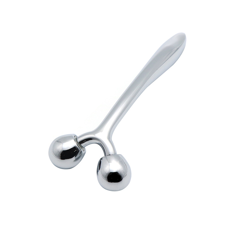 Y รูปร่าง 3D นวด Beauty Bar มือถือยกกระชับผิวหน้า Anti-Aging Skin Care 24 K Gold Metal Face Roller Y รูปร่าง 3D นวด Beauty Bar มือถือยกกระชับผิวหน้า Anti-Aging Skin Care 24 K Gold Metal Face Roller