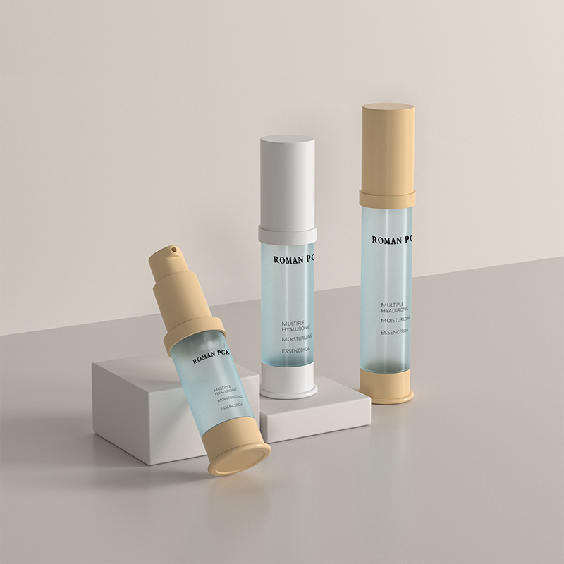 15ml 30ml 1oz Frosted Airless ปั๊มขวด Blue Slim รูปร่างกระบอกสูงเครื่องสำอางค์ครีมเจลสำหรับเซรั่มโลชั่น Blush GEL 15ml 30ml 1oz Frosted Airless ปั๊มขวด Blue Slim รูปร่างกระบอกสูงเครื่องสำอางค์ครีมเจลสำหรับเซรั่มโลชั่น Blush GEL