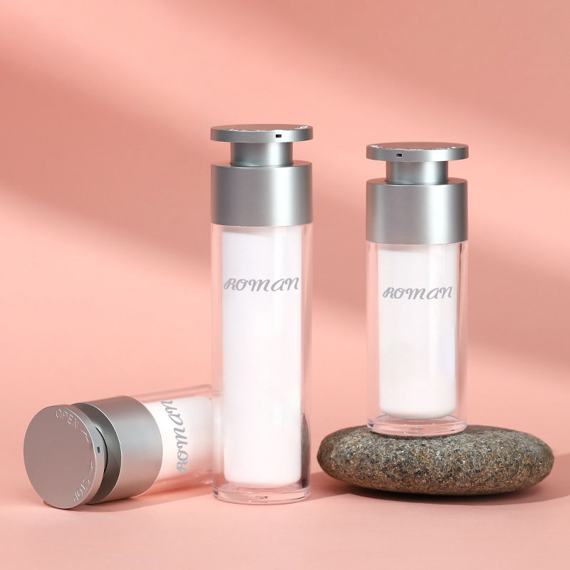 15ml 30ml 50ml PP Empty Double Wall พลาสติก Airless Lotion ขวดปั๊มสำหรับเครื่องสำอางบำรุงผิวหน้าการพิมพ์หน้าจอการจัดการพื้นผิว 15ml 30ml 50ml PP Empty Double Wall พลาสติก Airless Lotion ขวดปั๊มสำหรับเครื่องสำอางบำรุงผิวหน้าการพิมพ์หน้าจอการจัดการพื้นผิว