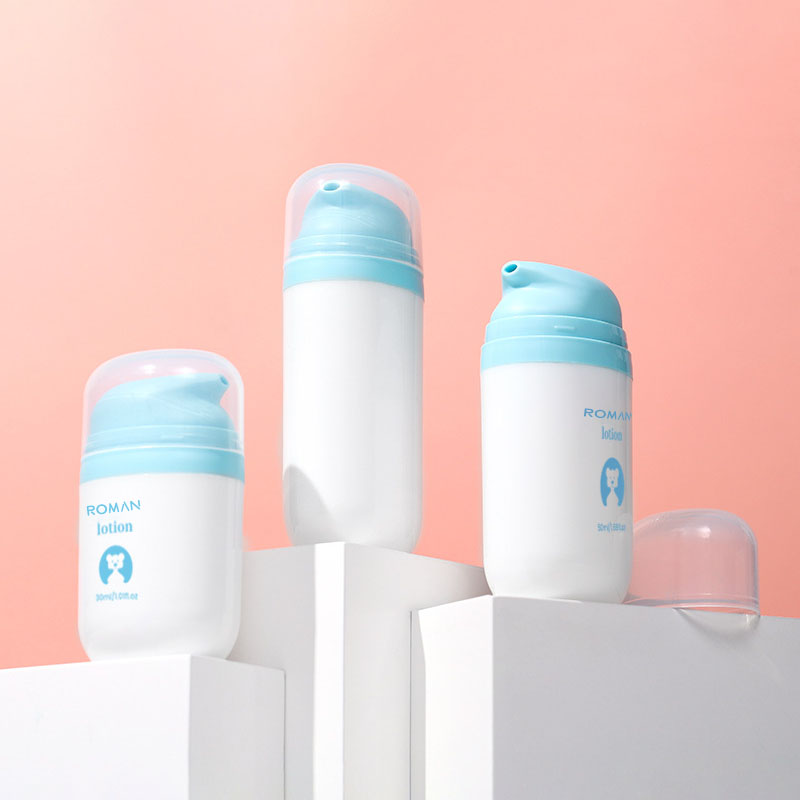 50ml 80ml 100ml 120ml พลาสติก Airless ปั๊มขวด PP เด็กรูปไข่สูญญากาศครีมขวดโลชั่น Skincare เครื่องสำอางค์บรรจุ