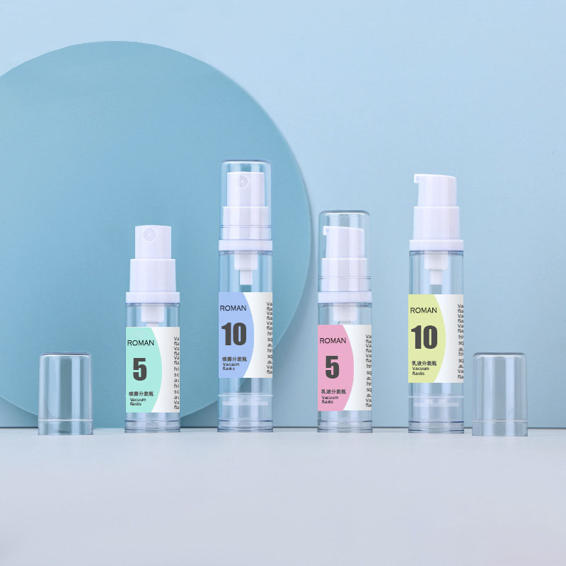 5ml 8ml 10ml Mono เครื่องสำอางพลาสติกปั๊มสุญญากาศขวดบรรจุภัณฑ์บำรุงผิวต่อต้านอนุมูลอิสระเหมาะสำหรับใช้ประจำวันและการเดินทาง 5ml 8ml 10ml Mono เครื่องสำอางพลาสติกปั๊มสุญญากาศขวดบรรจุภัณฑ์บำรุงผิวต่อต้านอนุมูลอิสระเหมาะสำหรับใช้ประจำวันและการเดินทาง