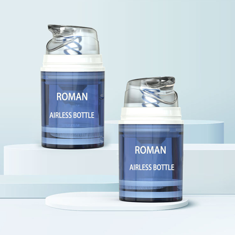 พลาสติกทั้งหมด 15ml 1oz ขวดโลชั่นสุญญากาศ 30ml 50ml Tpe Spring Mono บรรจุภัณฑ์ขวดเครื่องสำอางพลาสติกพร้อมสปริงโปร่งใส