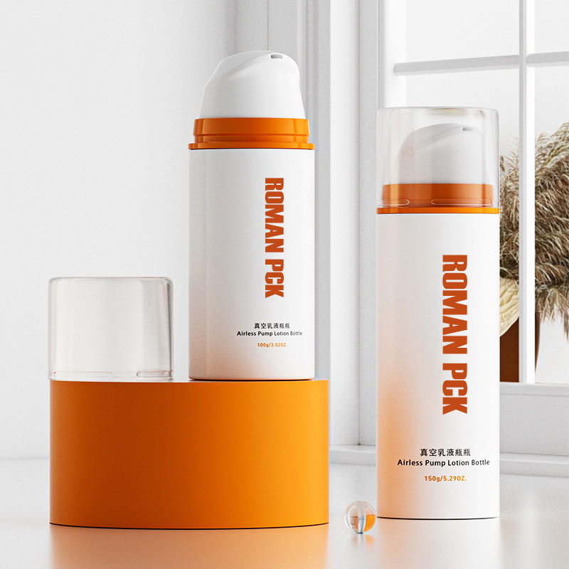 เครื่องสำอางขวดสุญญากาศซีรีส์30มิลลิลิตร50มิลลิลิตร100มิลลิลิตรสีขาวปั๊มสุญญากาศขวดโลชั่นสูญญากาศสาระสำคัญใบหน้าครีมขวดสุญญากาศ