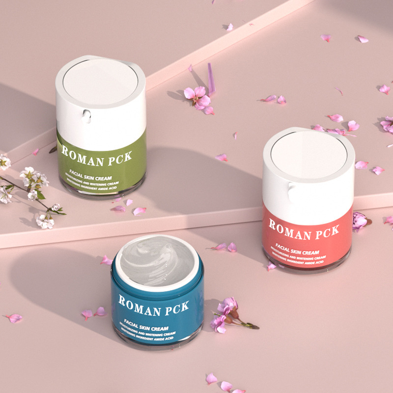 15g 30g 30ml 50ml 100ml พลาสติก Skincare Face ครีม Airless Jar เช่นหมวกสำหรับโลชั่น Essence Serum ครีม