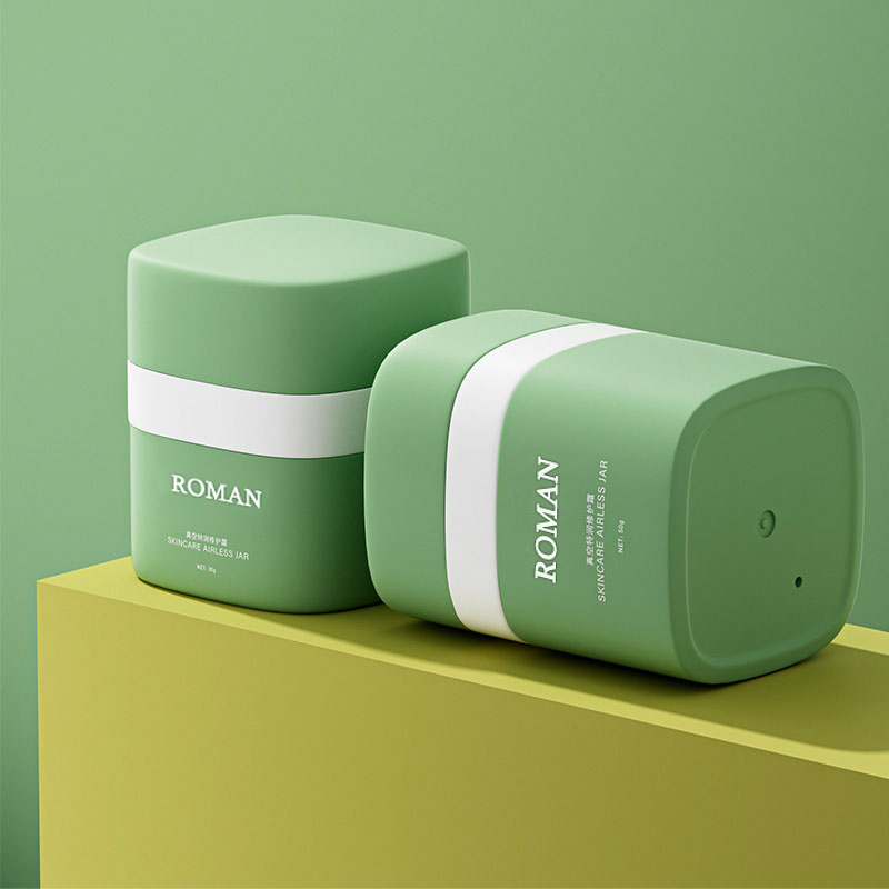 15g 30g 50g รอบ Airless ปั๊มครีม Double Wall PP พลาสติกสำหรับลิปสติก Blush มาสคาร่าครีมให้ความชุ่มชื้น 15g 30g 50g รอบ Airless ปั๊มครีม Double Wall PP พลาสติกสำหรับลิปสติก Blush มาสคาร่าครีมให้ความชุ่มชื้น