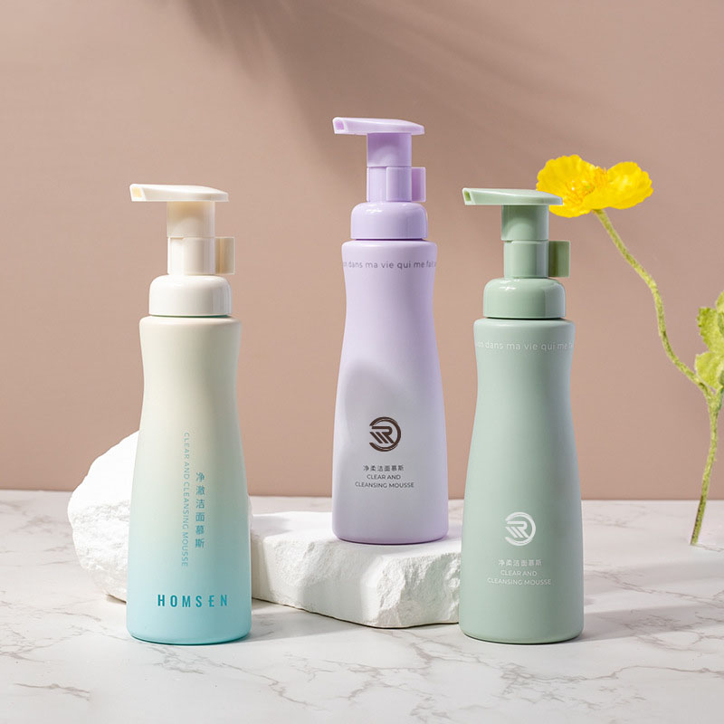 150มิลลิลิตร30คอPETมูสโฟมขวดแชมพูเด็กล้างร่างกายเอว-กอดออกแบบขวดร่างกายดูแลบรรจุภัณฑ์น้ำยาทำความสะอาด
