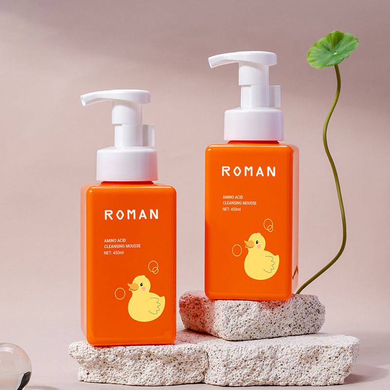 250Ml 300ml 450Ml 500ml 650Ml Skin Care มูสทำความสะอาดขวดสแควร์ Eyelash แชมพูโฟมขวดโรงแรมอุปกรณ์อาบน้ำบรรจุภัณฑ์