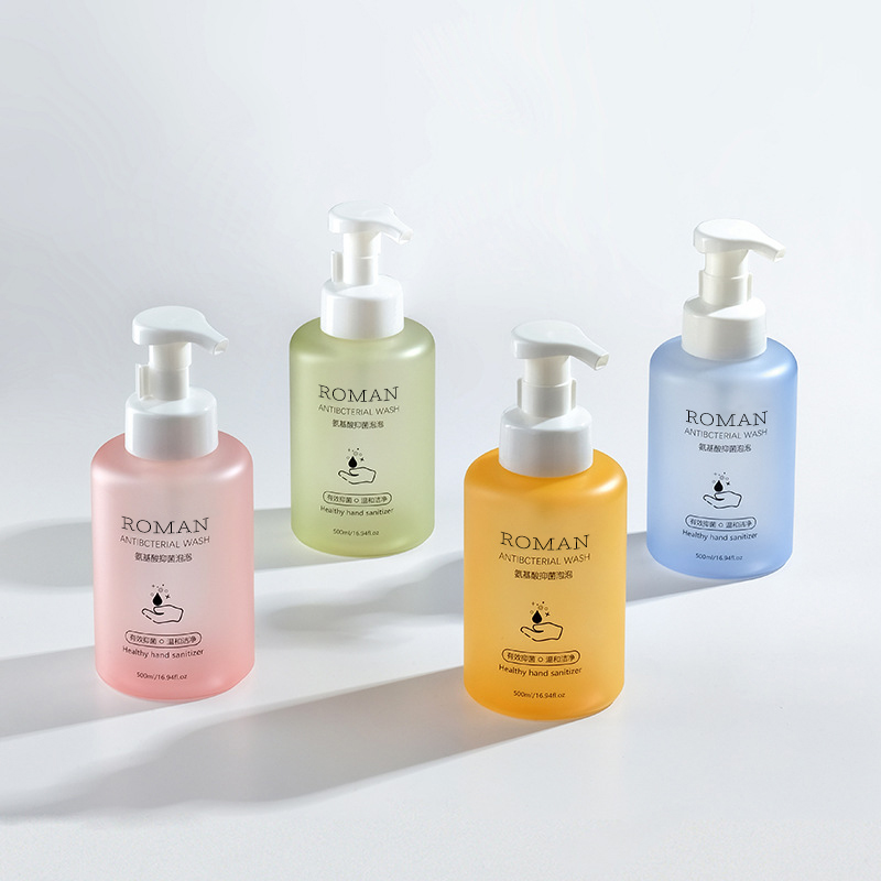 500ml 600ml Matte PET Mousse โฟมขวดกด Hand Sanitizer โฟมขวดล้างหน้า Facial Cleanser ขวดฟอง 500ml 600ml Matte PET Mousse โฟมขวดกด Hand Sanitizer โฟมขวดล้างหน้า Facial Cleanser ขวดฟอง