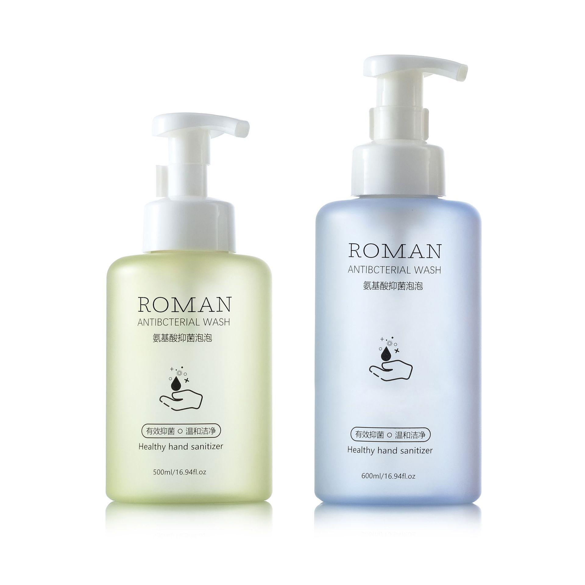 500ml 600ml Matte PET Mousse โฟมขวดกด Hand Sanitizer โฟมขวดล้างหน้า Facial Cleanser ขวดฟอง 500ml 600ml Matte PET Mousse โฟมขวดกด Hand Sanitizer โฟมขวดล้างหน้า Facial Cleanser ขวดฟอง