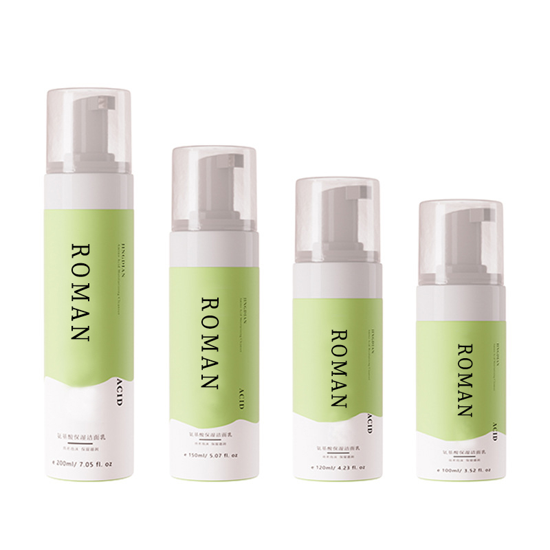 50ml 80ml 100ml 120ml 150ml 200ml โฟมล้างหน้าอินทรีย์ขวดฟองขายส่งฉลากส่วนตัว Amino Acid Moisturizing Cleanser แพคเกจที่กำหนดเอง 50ml 80ml 100ml 120ml 150ml 200ml โฟมล้างหน้าอินทรีย์ขวดฟองขายส่งฉลากส่วนตัว Amino Acid Moisturizing Cleanser แพคเกจที่กำหนดเอง