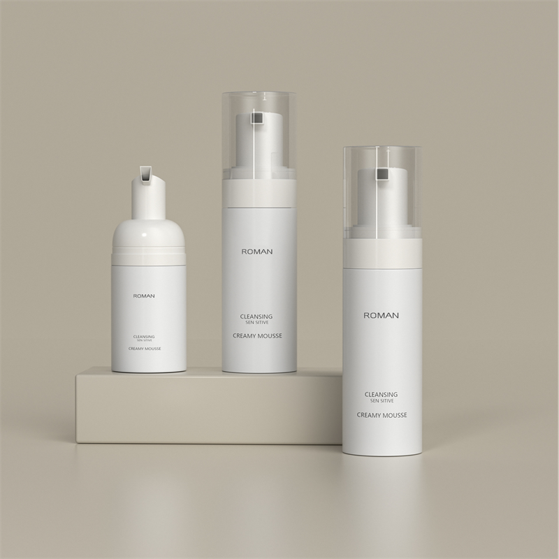 แบบพกพาเปล่า 50ml 100ml 120ml 150ml 200ml Pure White เครื่องจ่ายสบู่โฟมขวดพลาสติกขนาดเล็กสำหรับชายโกนหนวด Face Wash และล้าง