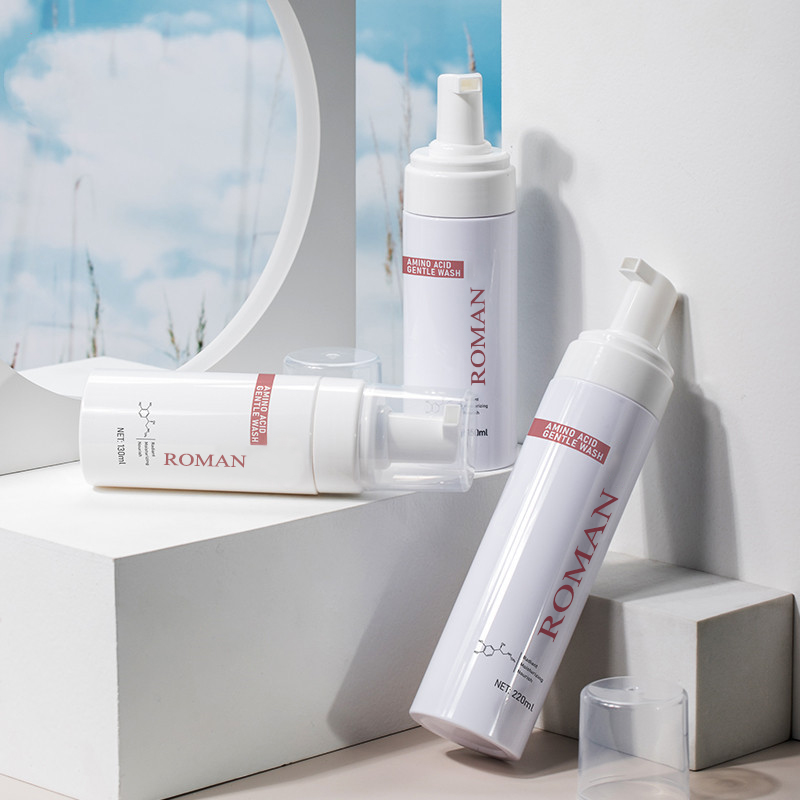 พลาสติกอ่อนโยนทำความสะอาดโฟมสบู่มือปั๊มขวดโฟมบำรุงผิวหน้า Cleanser ขวด 100ML 120ML 150ML 200ML พลาสติกอ่อนโยนทำความสะอาดโฟมสบู่มือปั๊มขวดโฟมบำรุงผิวหน้า Cleanser ขวด 100ML 120ML 150ML 200ML