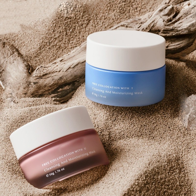 ขวดครีมแก้วกลมคลาสสิกบรรจุภัณฑ์เครื่องสำอางสำหรับครีมหน้าและครีมบำรุงรอบดวงตา ขวดครีมแก้วกลมคลาสสิกบรรจุภัณฑ์เครื่องสำอางสำหรับครีมหน้าและครีมบำรุงรอบดวงตา