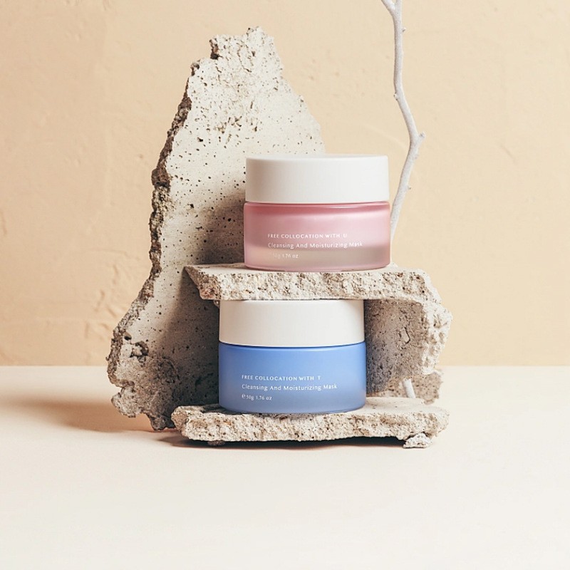 ขวดครีมแก้วกลมคลาสสิกบรรจุภัณฑ์เครื่องสำอางสำหรับครีมหน้าและครีมบำรุงรอบดวงตา ขวดครีมแก้วกลมคลาสสิกบรรจุภัณฑ์เครื่องสำอางสำหรับครีมหน้าและครีมบำรุงรอบดวงตา