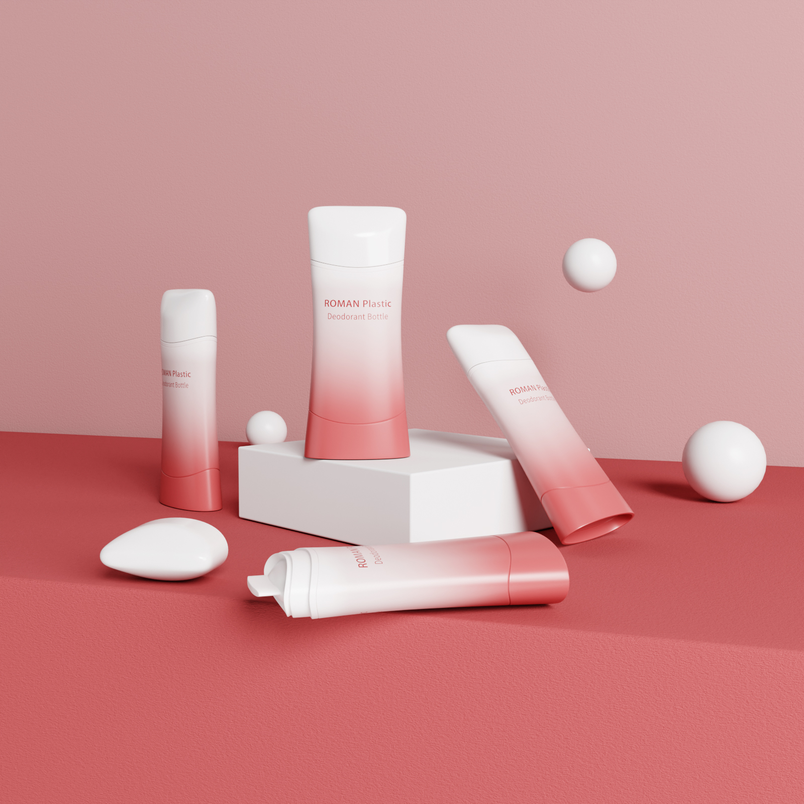 Oem Odm รูปเอวบรรจุบรรจุภัณฑ์สีเปล่าพลาสติกบิดขึ้นภาชนะระงับกลิ่นกายแข็งใส Oem Odm รูปเอวบรรจุบรรจุภัณฑ์สีเปล่าพลาสติกบิดขึ้นภาชนะระงับกลิ่นกายแข็งใส