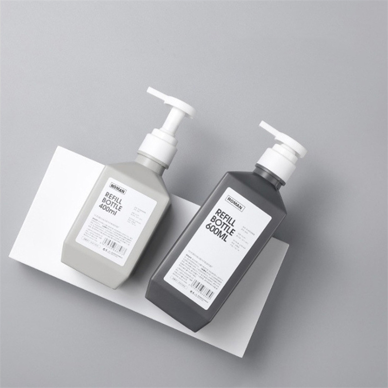 300ml 400ml 600ml พลาสติก PE ขวดโลชั่นขวดแชมพู Body Wash โลชั่นขวดนมสำหรับบรรจุเครื่องสำอาง 300ml 400ml 600ml พลาสติก PE ขวดโลชั่นขวดแชมพู Body Wash โลชั่นขวดนมสำหรับบรรจุเครื่องสำอาง