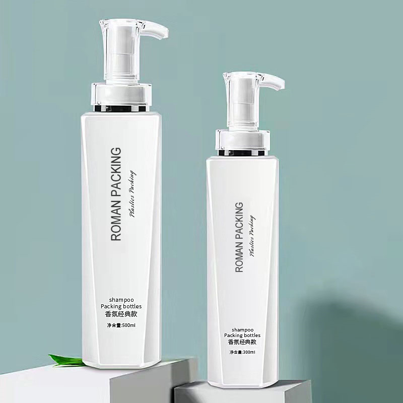 สีขาวหรูหรา 300 มล. 500 มล. ยาวและบางปั๊มโลชั่นแชมพูขวดเจลอาบน้ำบรรจุภัณฑ์ล้างร่างกายด้วยปั๊มทอง สีขาวหรูหรา 300 มล. 500 มล. ยาวและบางปั๊มโลชั่นแชมพูขวดเจลอาบน้ำบรรจุภัณฑ์ล้างร่างกายด้วยปั๊มทอง