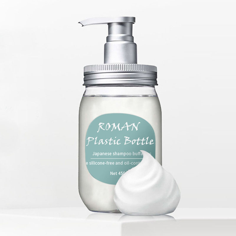 PET 450ml ขวดน้ำหอม Body Wash Star Anise ขวดโลชั่น Japanese Amino Acid แชมพูขวด Conditioner แพคเกจวัสดุ