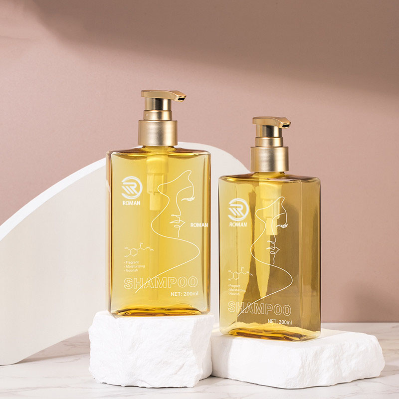 150ml 200ml FLAT Square เจลอาบน้ำ Facial Wash Body Lotion Conditioner ทองขวดปั๊ม Skincare แต่งหน้า Remover น้ำมัน