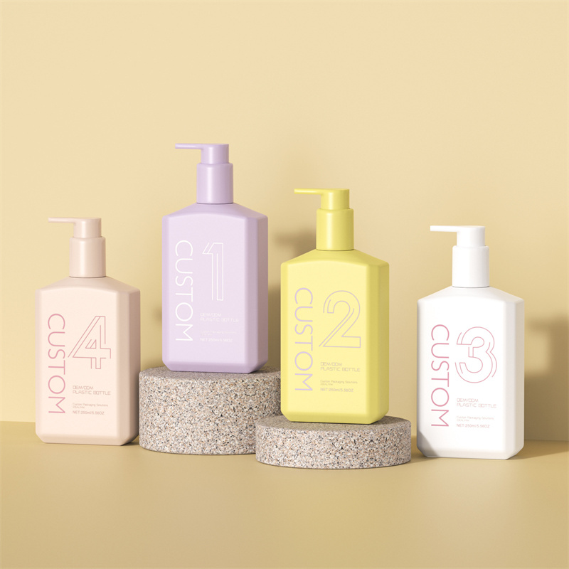 250ml 10oz Frosted แบนไหล่เฉียงมือ Body โลชั่นปั๊มขวด Skincare เด็กแชมพูเจลอาบน้ำขวด 250ml 10oz Frosted แบนไหล่เฉียงมือ Body โลชั่นปั๊มขวด Skincare เด็กแชมพูเจลอาบน้ำขวด