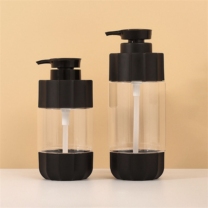 สีดำด้าน 550 มล. 600 มล. 700 มล. 750 มล. แถบพลาสติกสำหรับสัตว์เลี้ยงพลาสติกผนังหนาขวดปั๊มโลชั่นสำหรับทำความสะอาดครีมกันแดดแชมพูเจลอาบน้ำ สีดำด้าน 550 มล. 600 มล. 700 มล. 750 มล. แถบพลาสติกสำหรับสัตว์เลี้ยงพลาสติกผนังหนาขวดปั๊มโลชั่นสำหรับทำความสะอาดครีมกันแดดแชมพูเจลอาบน้ำ