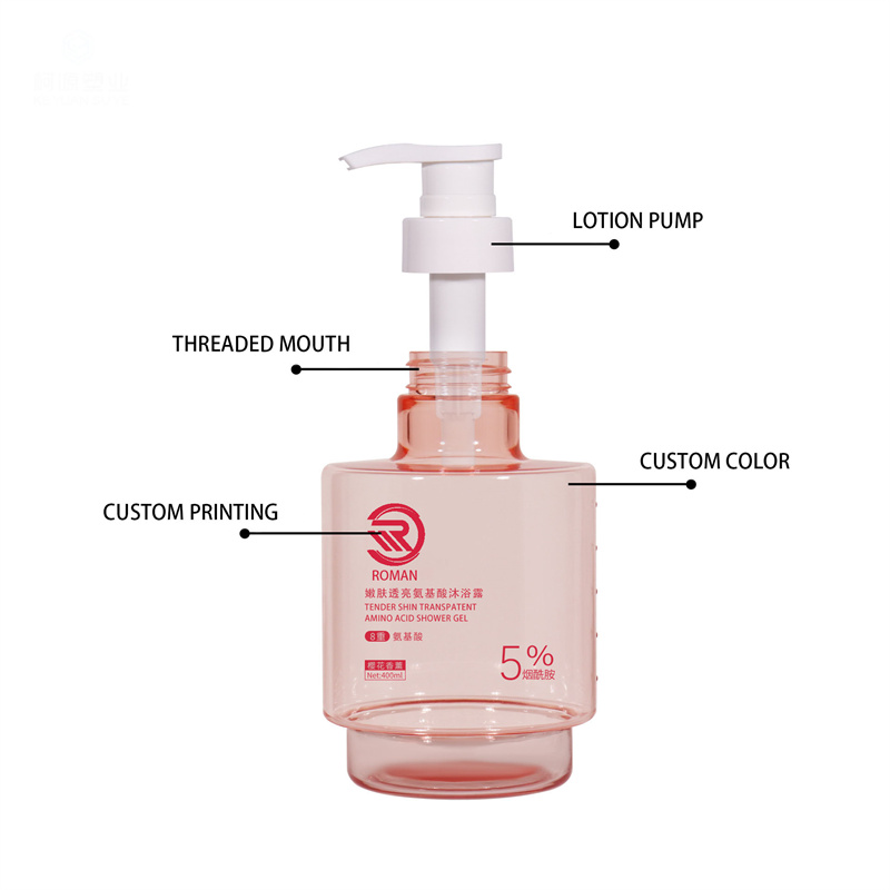 มาใหม่พรีเมี่ยมสีชมพู 250ml 300ml 400ml Matte ใสที่ว่างเปล่ารอบหรูหราผลิตภัณฑ์ดูแลผิวร่างกายน้ำมันใบหน้าเซรั่มปั๊มและขวดโลชั่นพร้อมบรรจุภัณฑ์ มาใหม่พรีเมี่ยมสีชมพู 250ml 300ml 400ml Matte ใสที่ว่างเปล่ารอบหรูหราผลิตภัณฑ์ดูแลผิวร่างกายน้ำมันใบหน้าเซรั่มปั๊มและขวดโลชั่นพร้อมบรรจุภัณฑ์