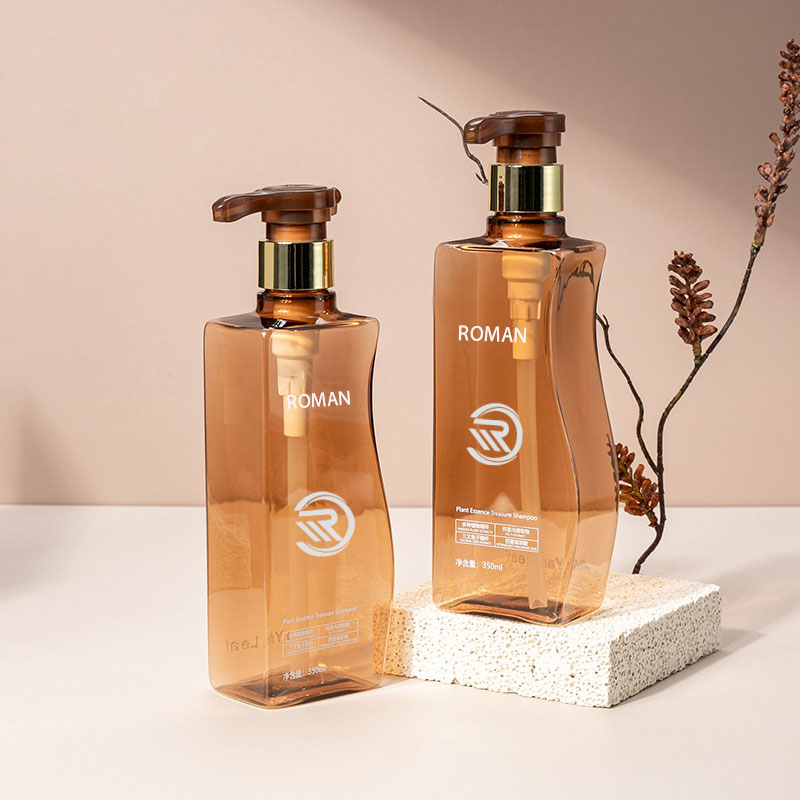 ที่เชื่อถือได้ 350ml 500ml โค้งรูป Amber PET พลาสติกขวดโลชั่นบำรุงผิวเปล่าพร้อมปั๊มสำหรับดูแลเส้นผมแชมพูครีมนวดผมหรือครีมทาหน้าใช้ ที่เชื่อถือได้ 350ml 500ml โค้งรูป Amber PET พลาสติกขวดโลชั่นบำรุงผิวเปล่าพร้อมปั๊มสำหรับดูแลเส้นผมแชมพูครีมนวดผมหรือครีมทาหน้าใช้