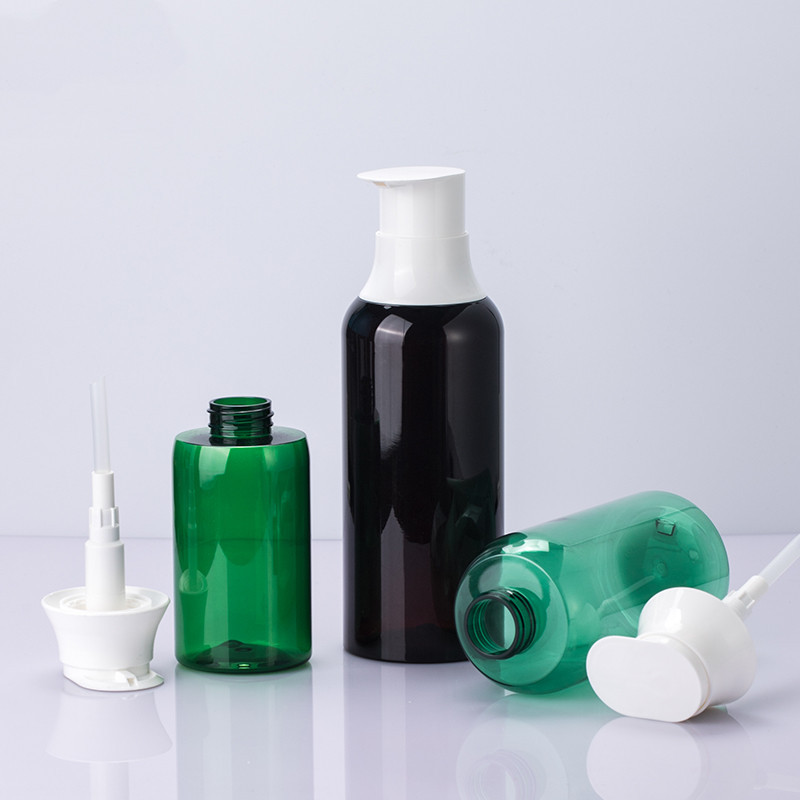 Unique Green 300ml 500ml 650ml PET New Shape Body Lotion ครีมขวดเปล่าขวดแชมพูไหล่กลมพร้อมปั๊มซีลสำหรับผลิตภัณฑ์ดูแลผิว Unique Green 300ml 500ml 650ml PET New Shape Body Lotion ครีมขวดเปล่าขวดแชมพูไหล่กลมพร้อมปั๊มซีลสำหรับผลิตภัณฑ์ดูแลผิว