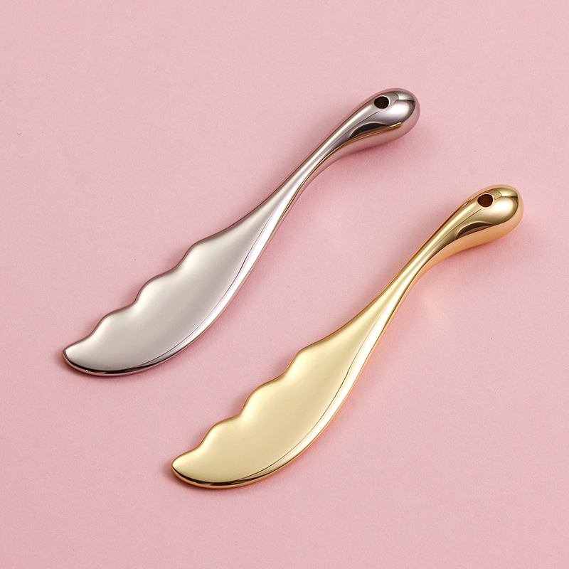 มินิ Guasha มือถือเครื่องมือความงามแบบพกพาครีมบำรุงรอบดวงตาติดนวด มินิ Guasha มือถือเครื่องมือความงามแบบพกพาครีมบำรุงรอบดวงตาติดนวด