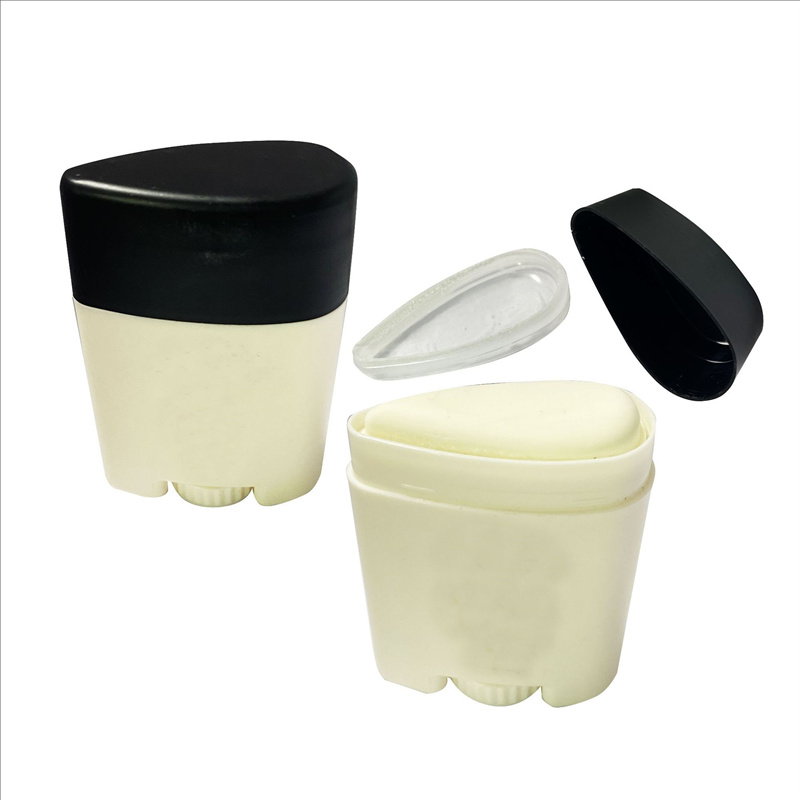 คอนเทนเนอร์สติ๊กเกอร์ระงับกลิ่นกายพลาสติกรีไซเคิลสำหรับบาล์มบำรุงผิวกาย