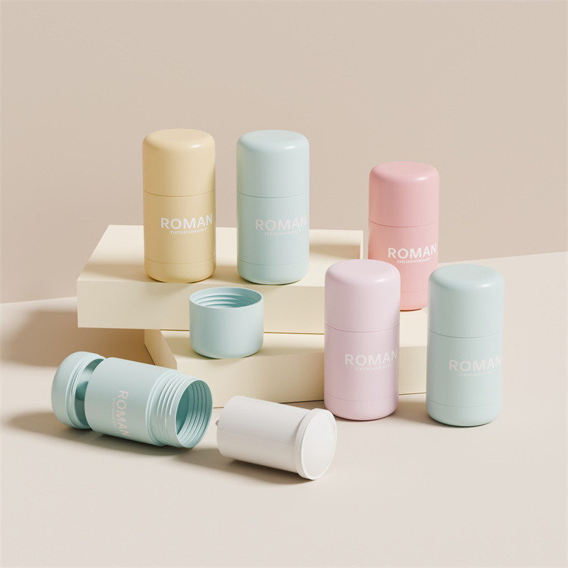 ผลิตภัณฑ์ดูแลผิวเปล่า 30 กรัม 50 กรัมภาชนะแท่งระงับกลิ่นกายพลาสติกพร้อมขวดบรรจุภัณฑ์ขวดเติม ผลิตภัณฑ์ดูแลผิวเปล่า 30 กรัม 50 กรัมภาชนะแท่งระงับกลิ่นกายพลาสติกพร้อมขวดบรรจุภัณฑ์ขวดเติม